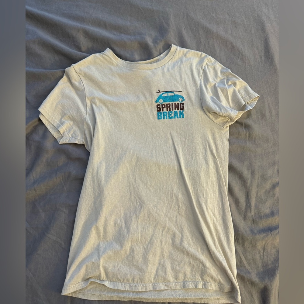 Tan graphic shirt size small